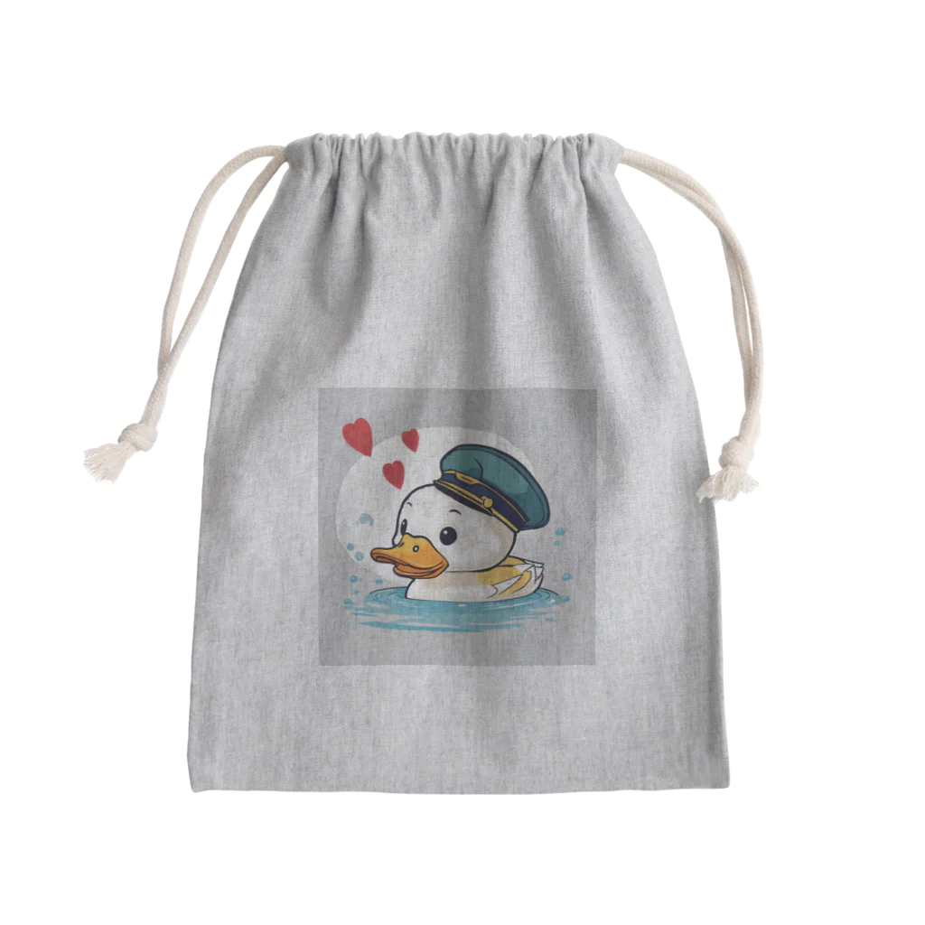 ザ☆めんまのお店のゆっくり進行☆あひる隊長！ Mini Drawstring Bag