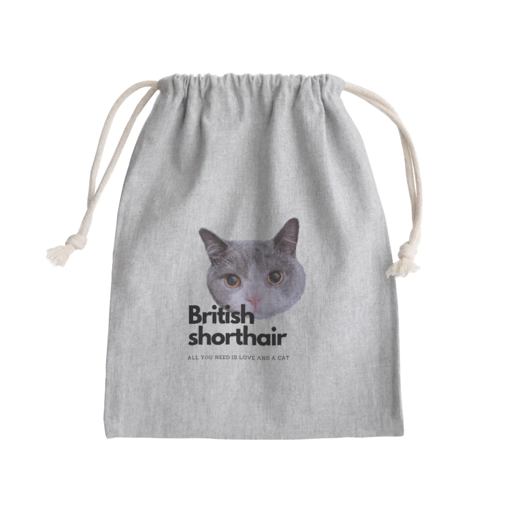 leoncatのBritish Love Mini Drawstring Bag