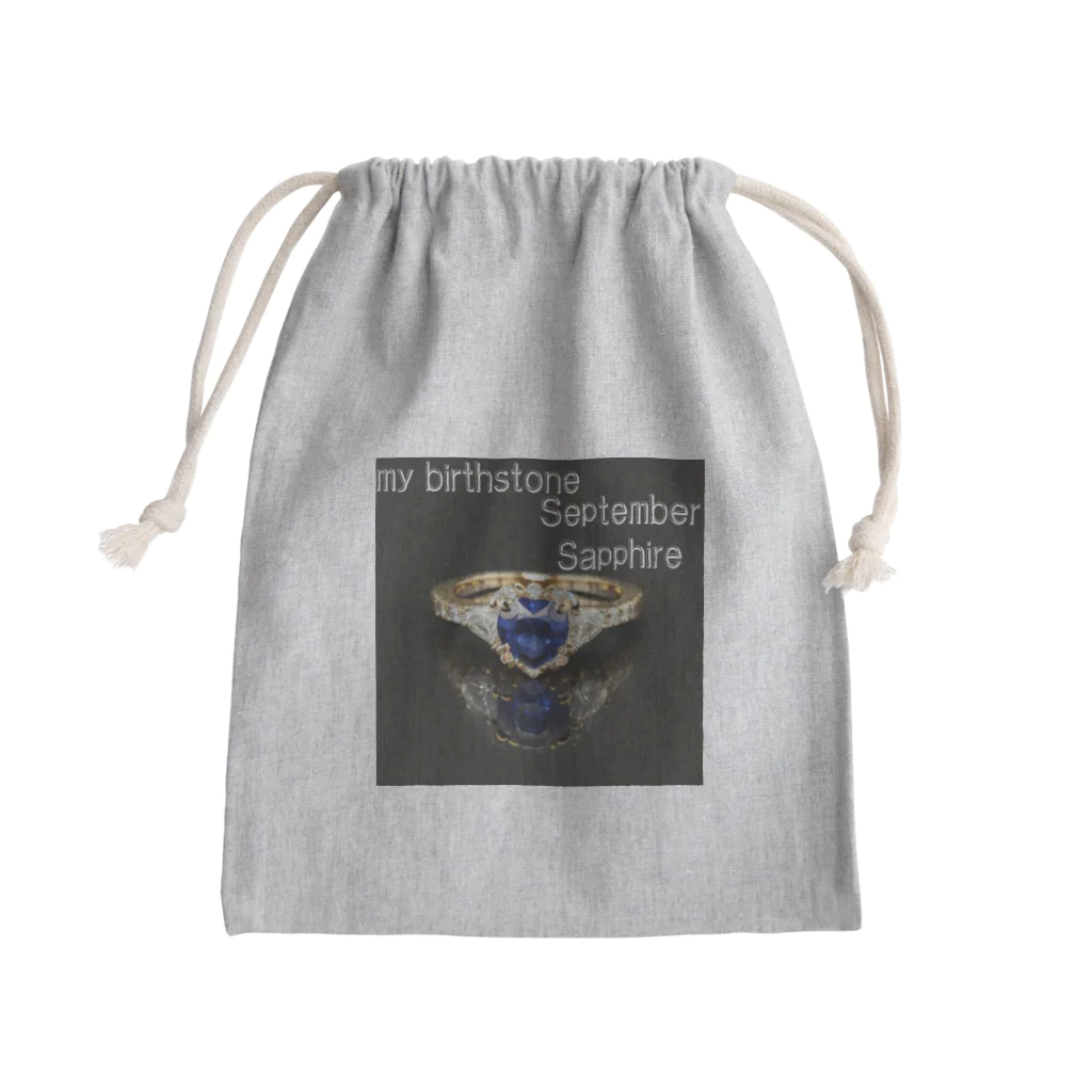 ゆうめい♏のBirthstone/heart-shaped ring/September Mini Drawstring Bag