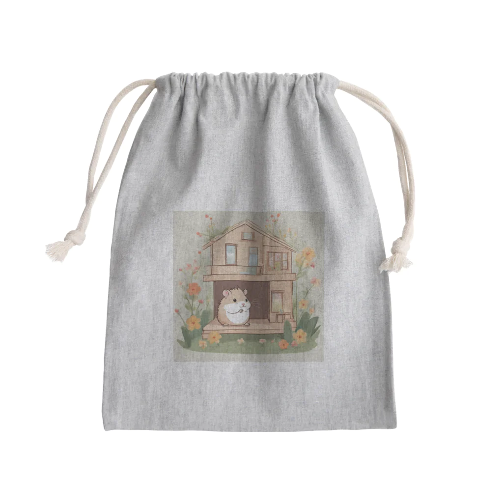 ☆KOKORAY☆のハムりんちゃん Mini Drawstring Bag