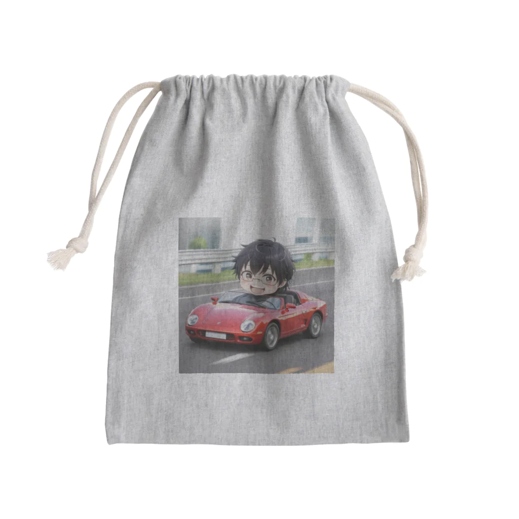 なお（ｻﾗﾘｰﾏﾝ）＠AI使って情報発信中のオープンカードライブ＠サラリーマン Mini Drawstring Bag