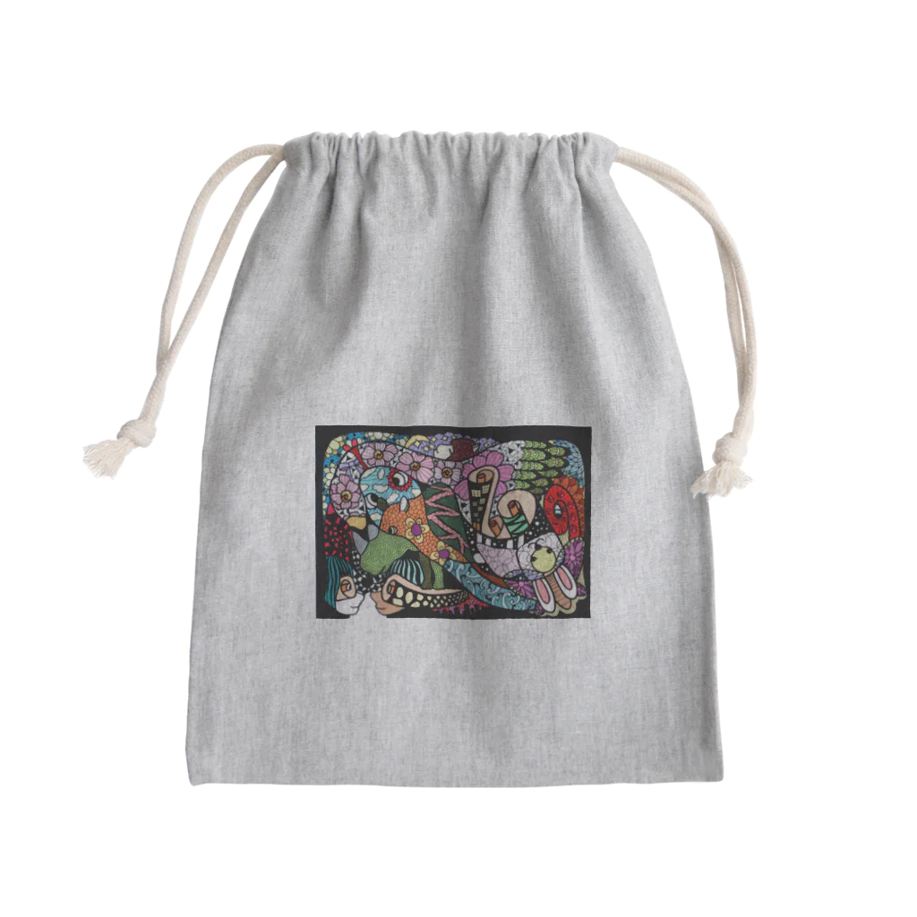 FANTASY PAPERARTの彩 Mini Drawstring Bag