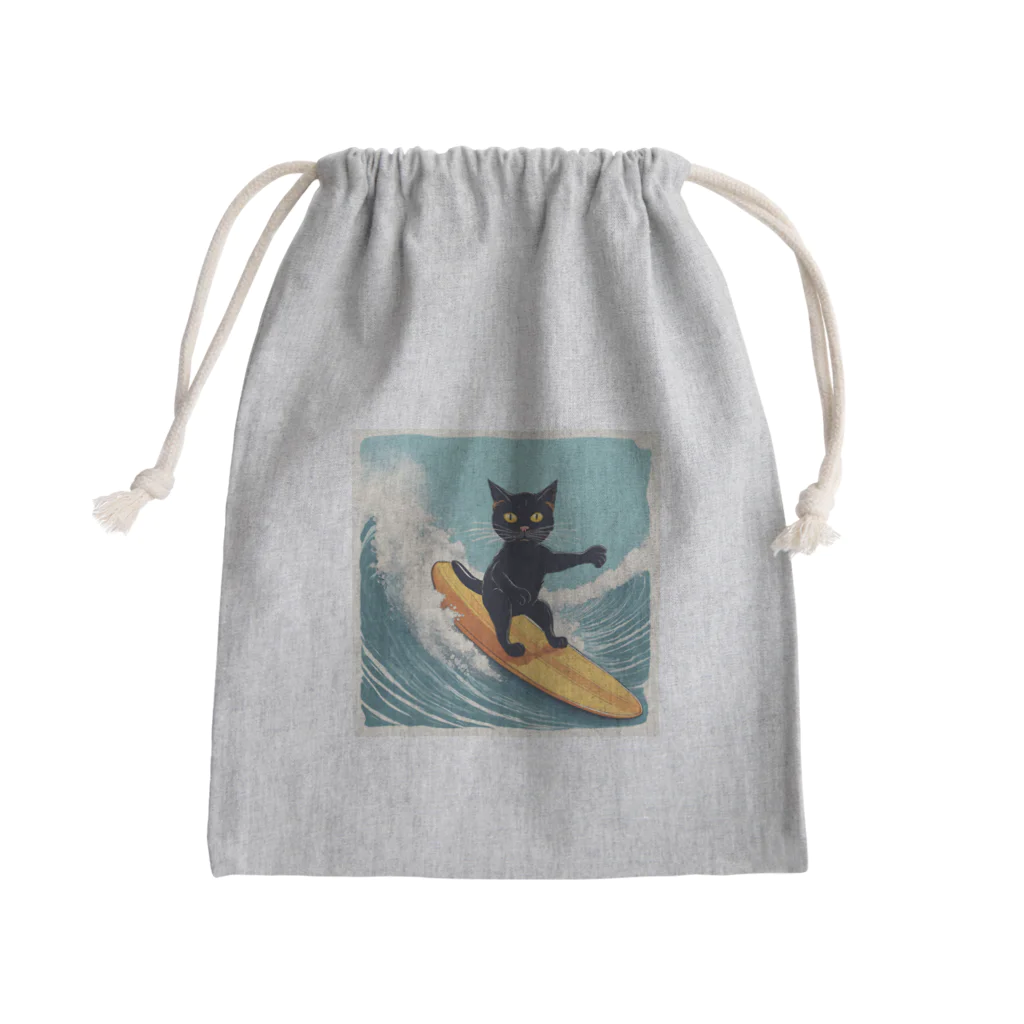 gratefulのサーフィン Mini Drawstring Bag