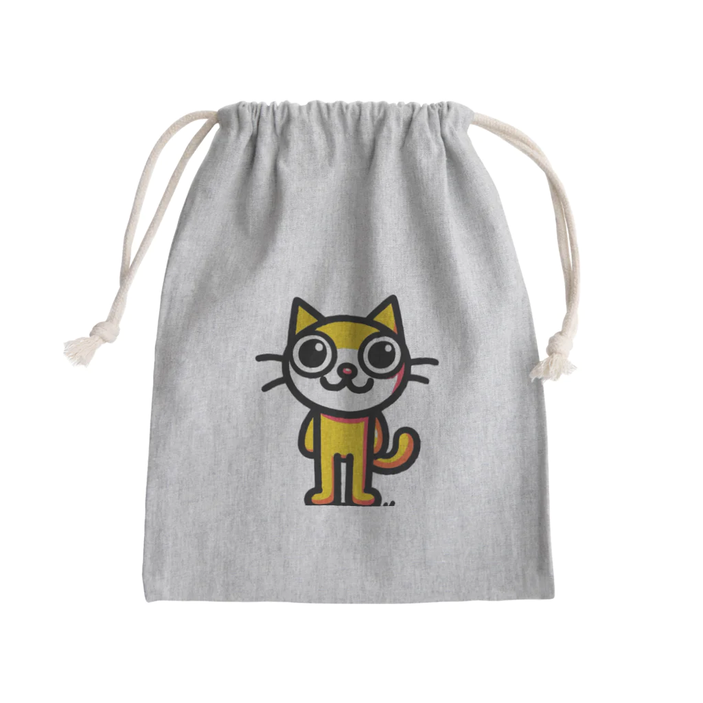 Motonokiの仮）ネコしゃん Mini Drawstring Bag