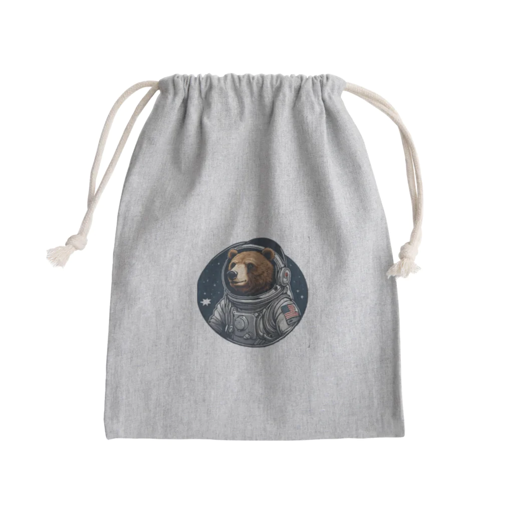 mame SHOPの宇宙飛行士くま Mini Drawstring Bag