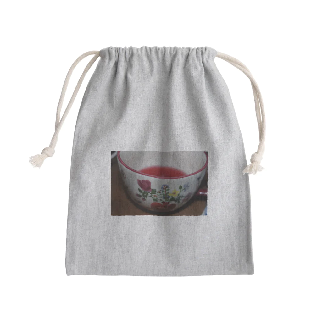 STELLAREOのローズティーフラワー Mini Drawstring Bag