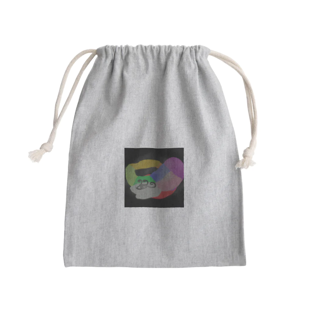 納豆ごはんの派手な蛇グッズ Mini Drawstring Bag