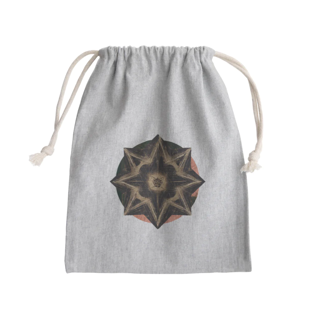 NaROOMの【Abstract Design】八芒星🤭 Mini Drawstring Bag