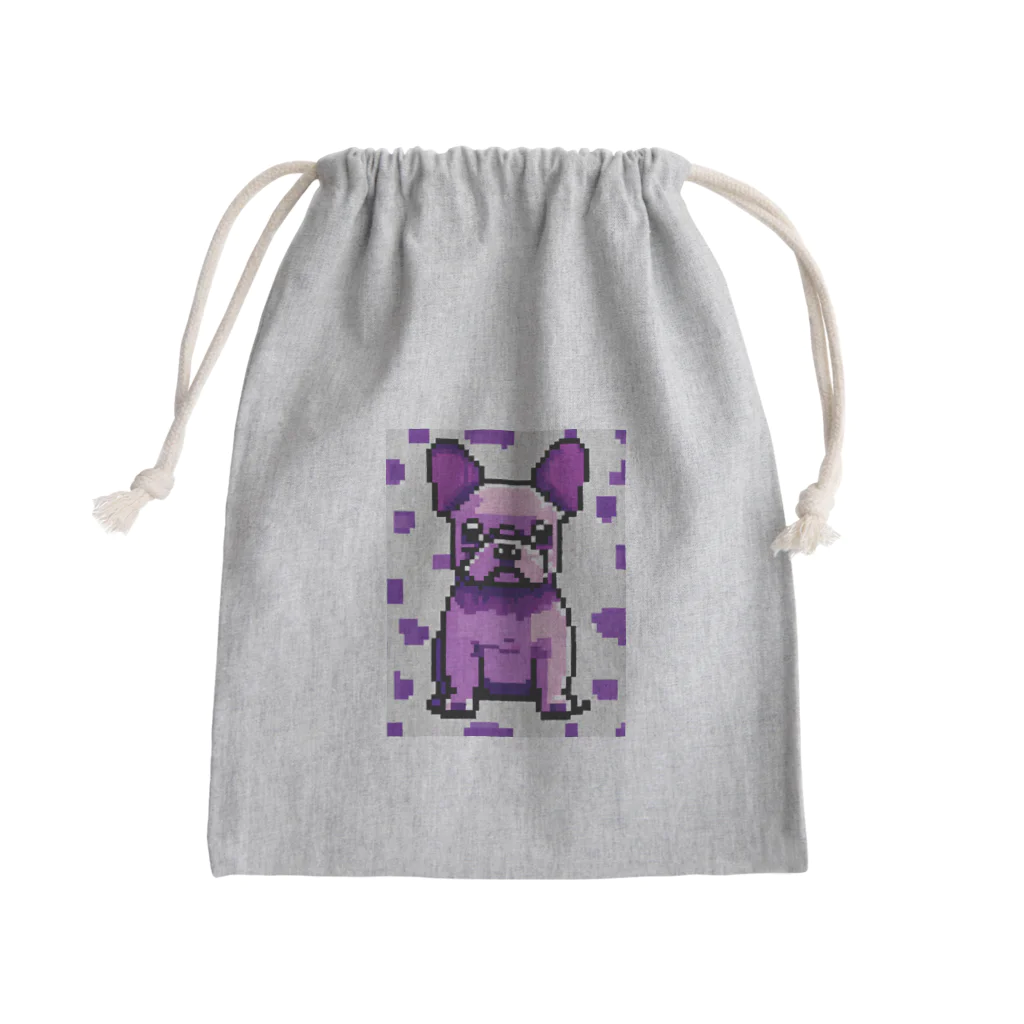 with_mozukuのムラサキノフレブル Mini Drawstring Bag