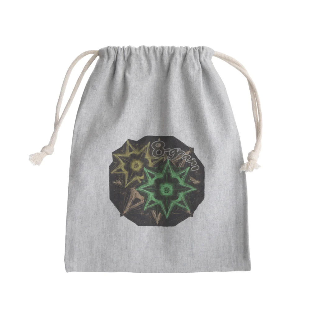 NaROOMの【Abstract Design】8-gram 八芒星🤭 Mini Drawstring Bag