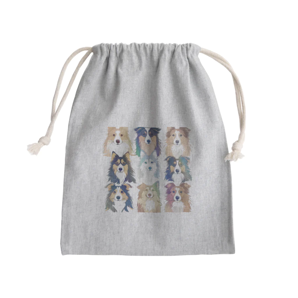 a_c0111のシェルティグッズ Mini Drawstring Bag