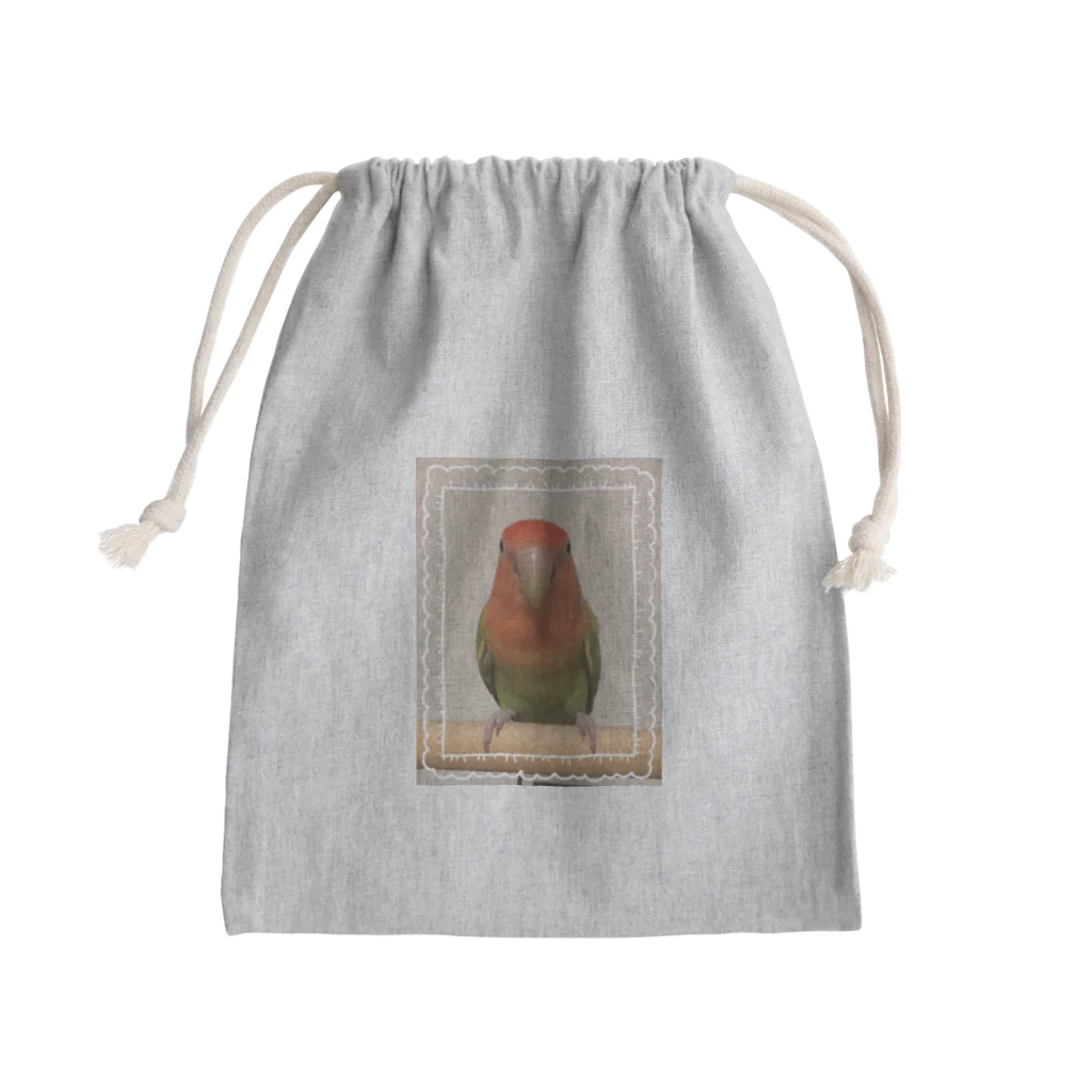 bird-kouのコザクラインコ Mini Drawstring Bag