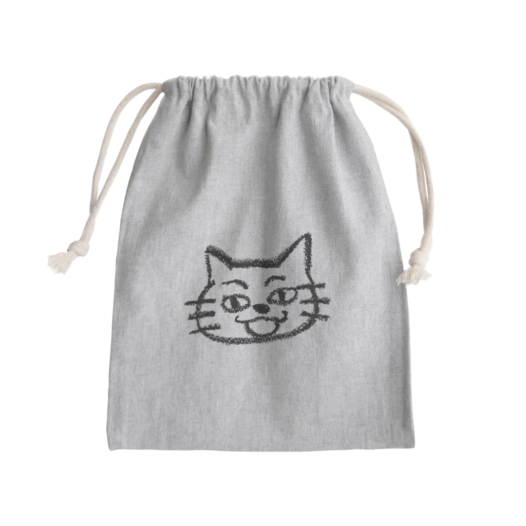 らくがきクレヨンのらくがきネコくん Mini Drawstring Bag