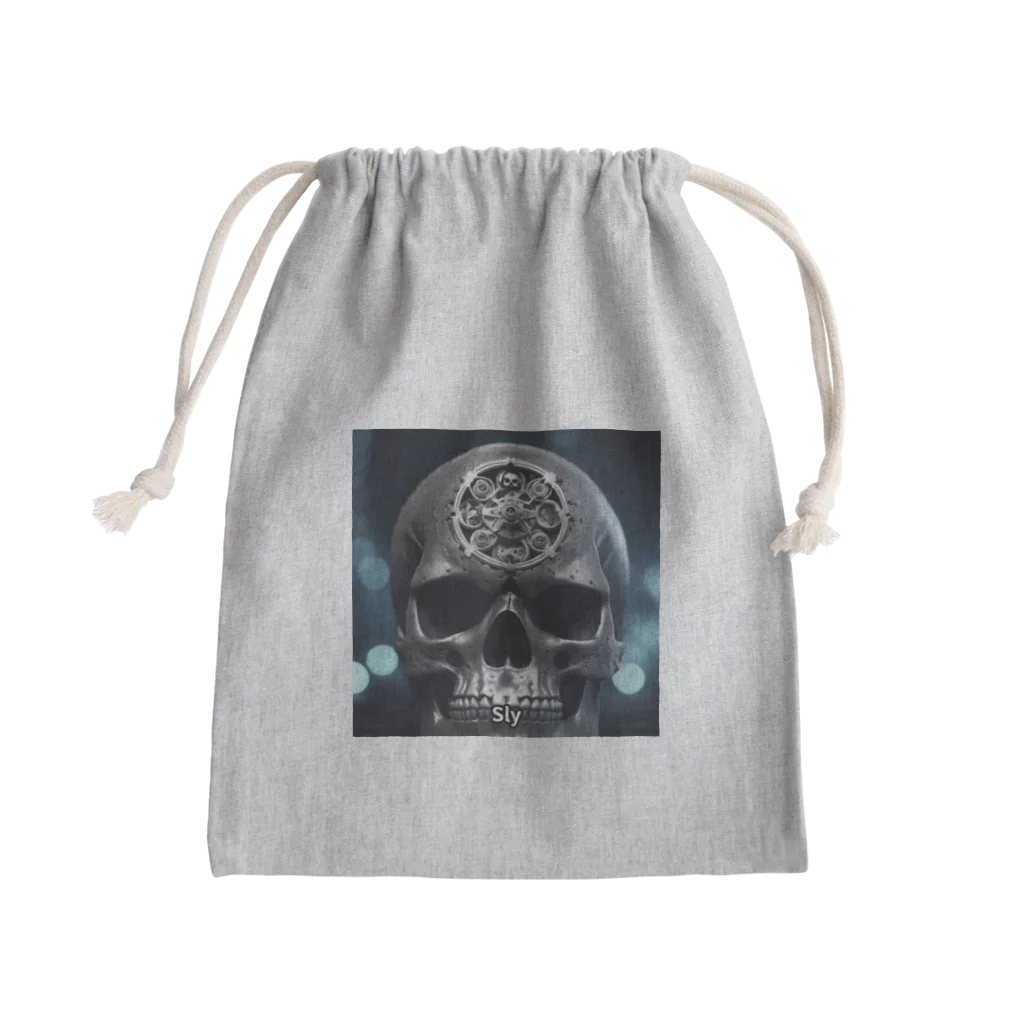 まゆのあかりの骸骨進化中 Mini Drawstring Bag