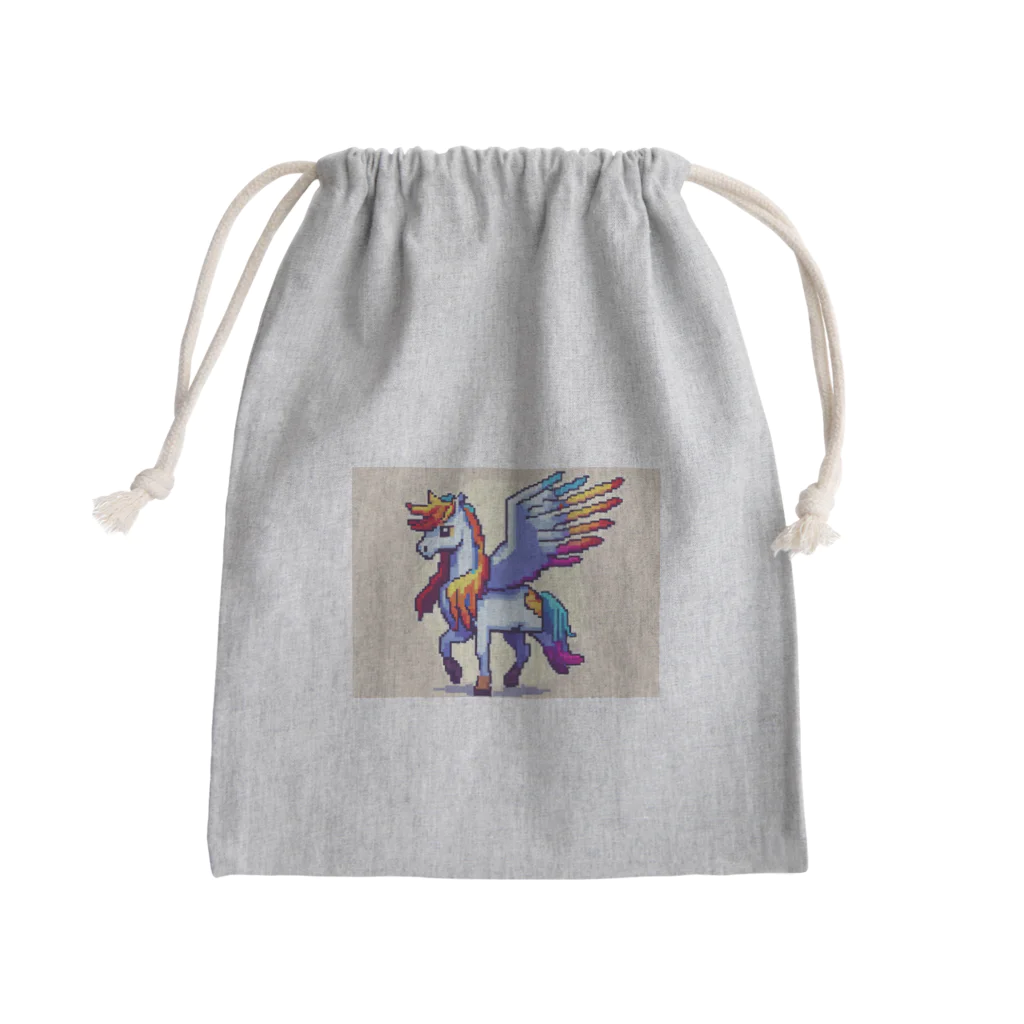 madatubomiの青色ペガサス Mini Drawstring Bag