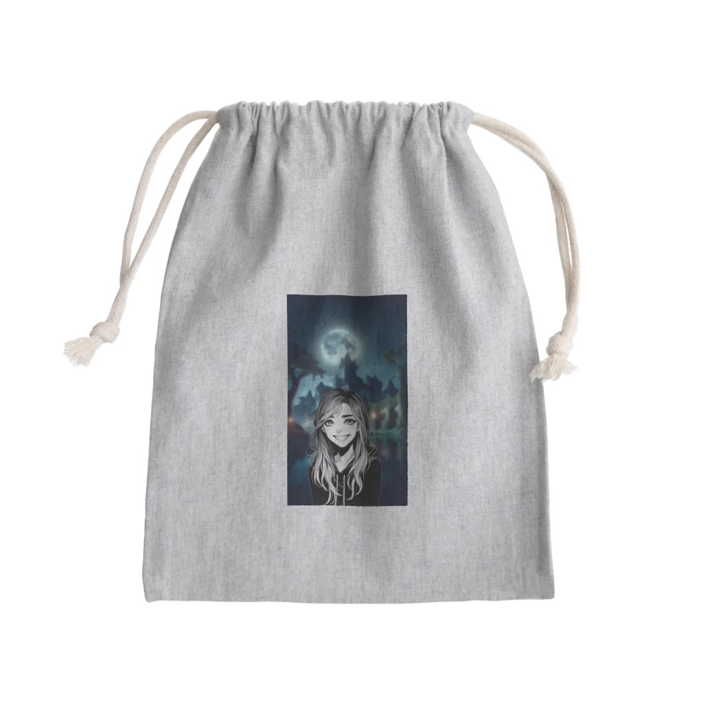 Namataの月がキレイ Mini Drawstring Bag