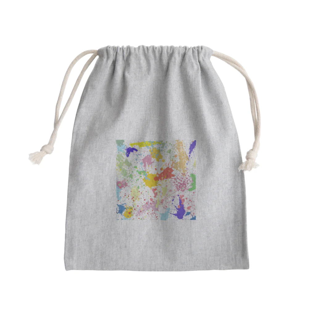 mame SHOPのRAKUGAKI🎨 Mini Drawstring Bag