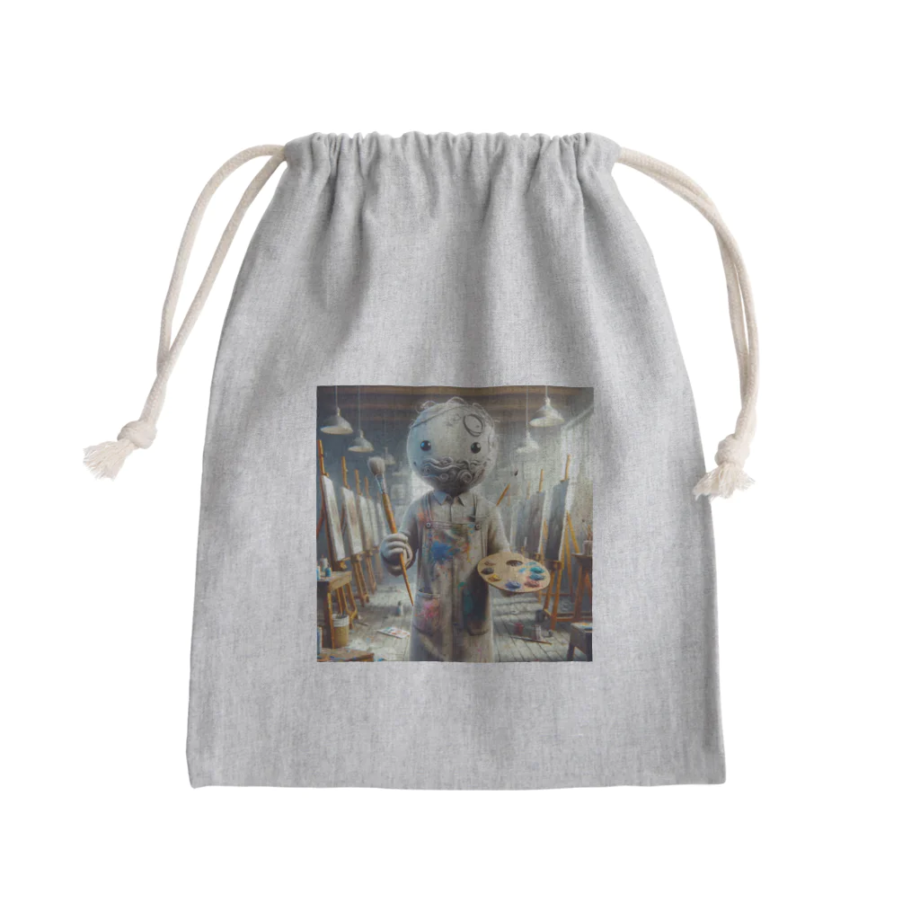 amijakoの美術の先生：学校シリーズ Mini Drawstring Bag