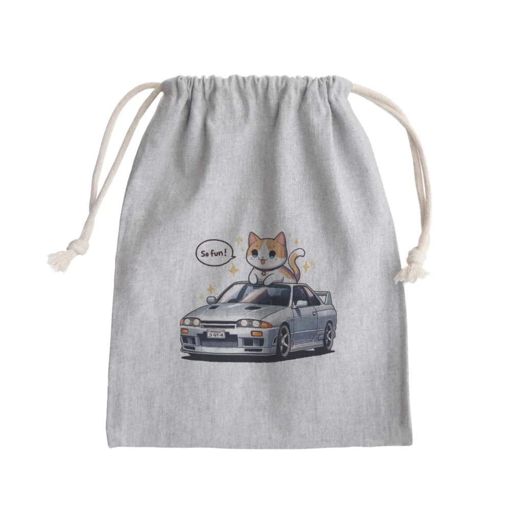 takkun0328のGT-Rキャットアドベンチャー Mini Drawstring Bag