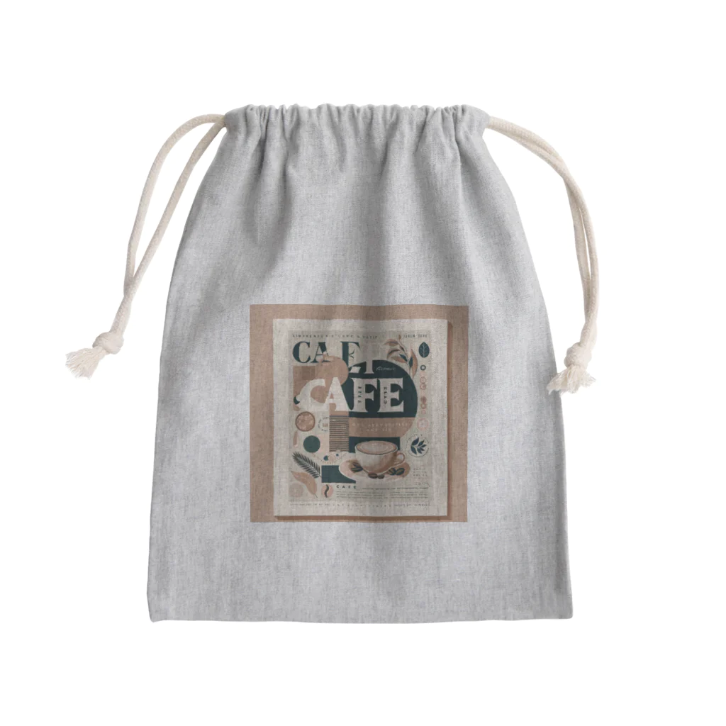 ryu_1137のカフェ・パステル Mini Drawstring Bag
