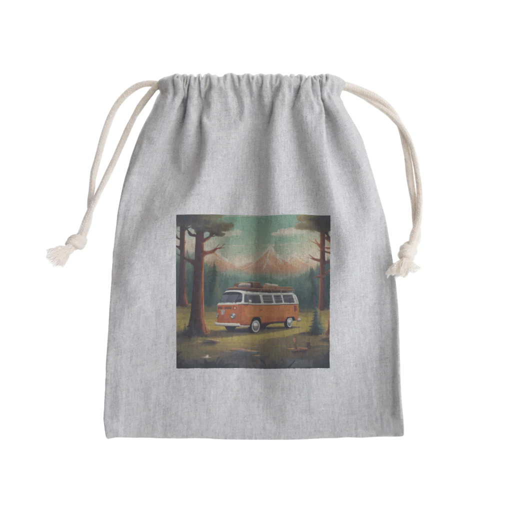 TEFのフォルクスワーゲン・バスとキャンピングカーの快適なレジャー車 Mini Drawstring Bag