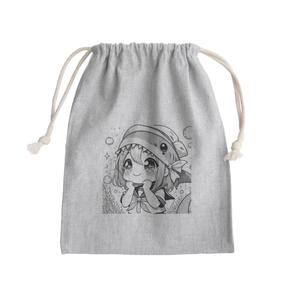 kazyan88のサメJKちゃん Mini Drawstring Bag