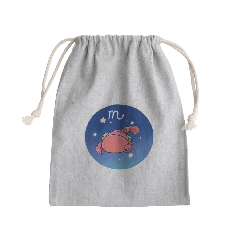 もふもふ堂の蠍座 Mini Drawstring Bag