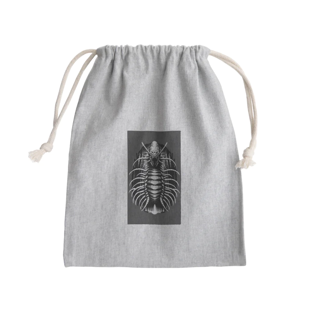 wa--sanの森ムカデ Mini Drawstring Bag