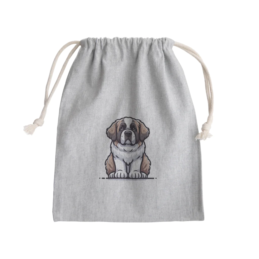 Kawaii あにまるこれくしょんのセント・バーナード【かわいい動物たち】 Mini Drawstring Bag