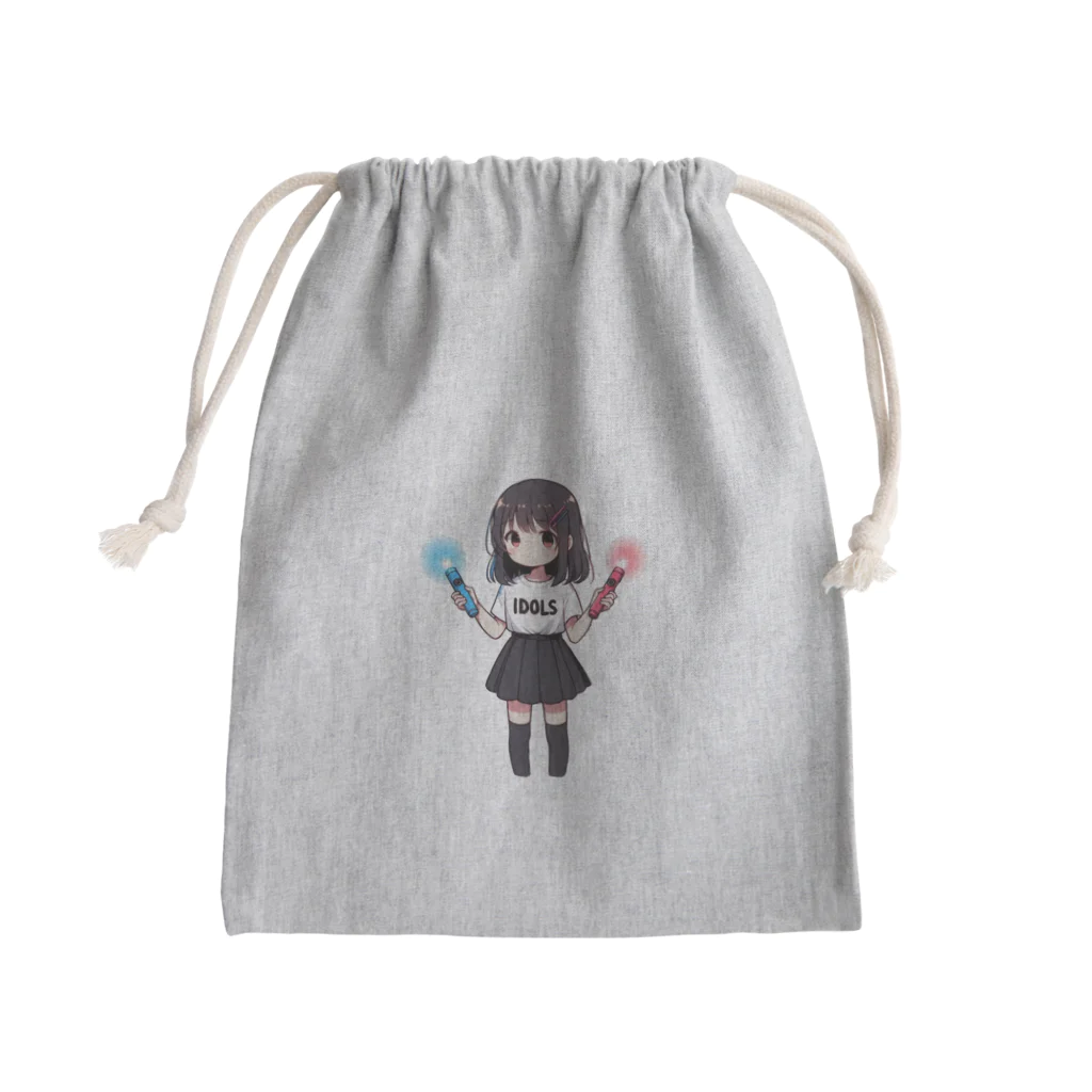 momomikansakuraのアイドル好き女子 Mini Drawstring Bag