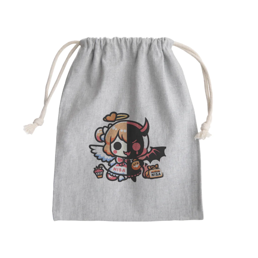 Shakkiri3のNISA（天使と悪魔） Mini Drawstring Bag