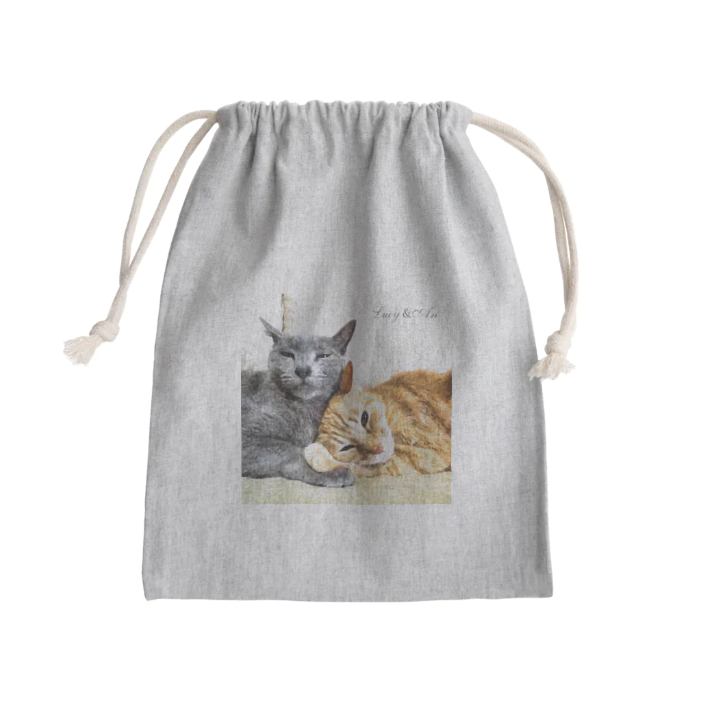 クリアスペットのrussianblue2525 Mini Drawstring Bag