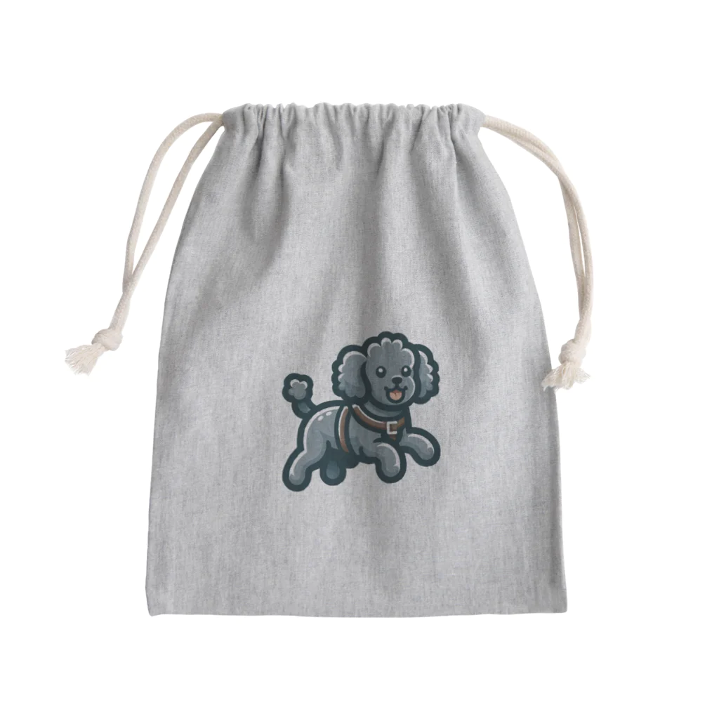 パグとプードルのグレートイプードル Mini Drawstring Bag