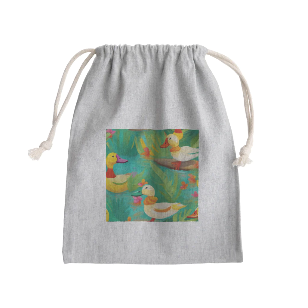 ALICE  BELLのサンシャインアヒル Mini Drawstring Bag