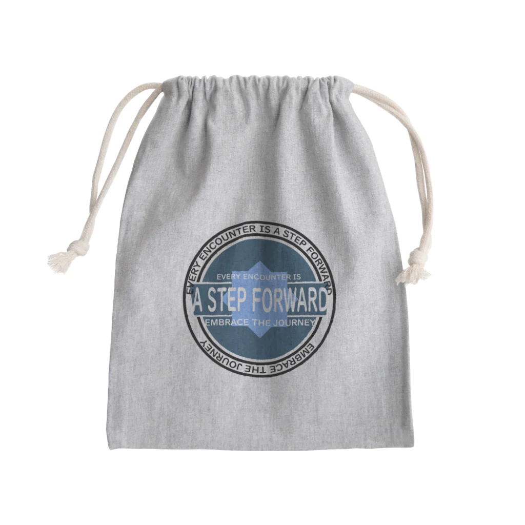 NamataのEVERY ENCOUNTER IS A STEP FORWARD Mini Drawstring Bag