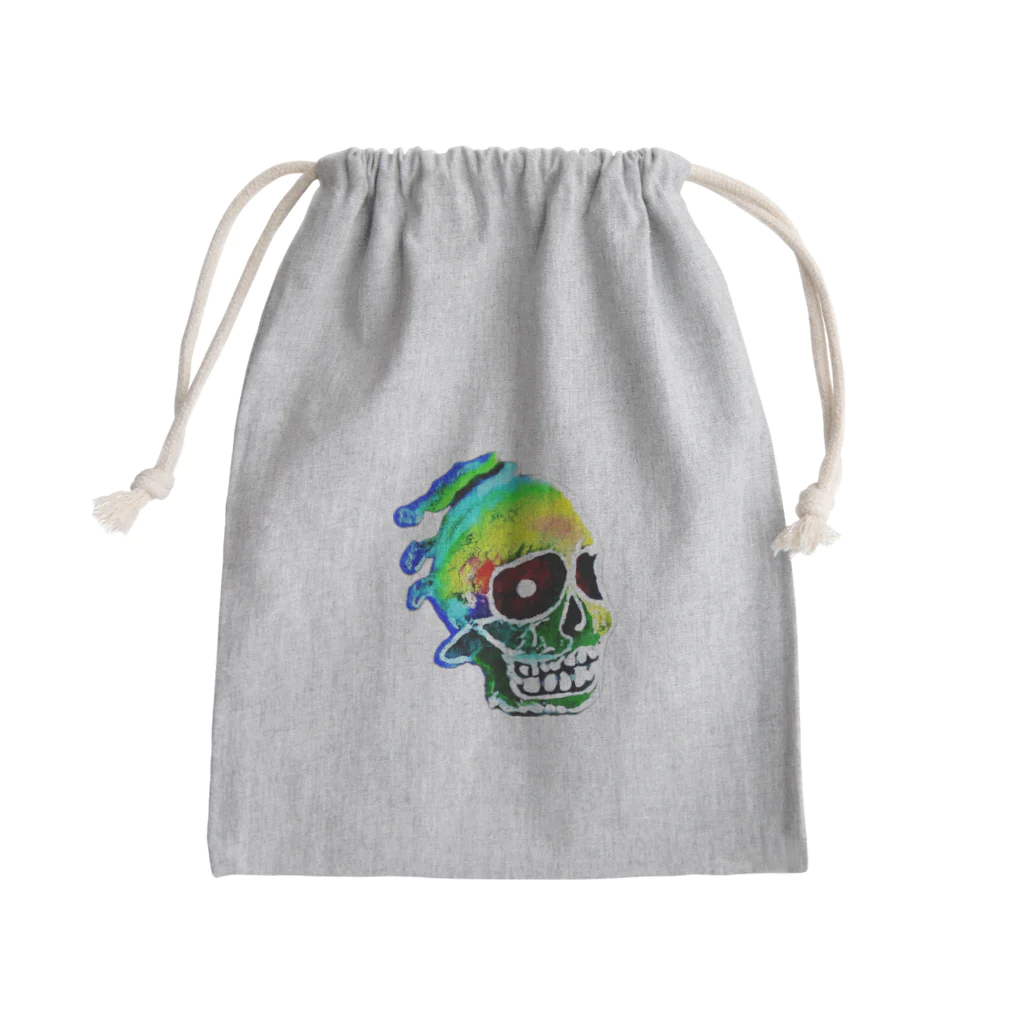 MEGROOVEのドクロ💀3 Mini Drawstring Bag