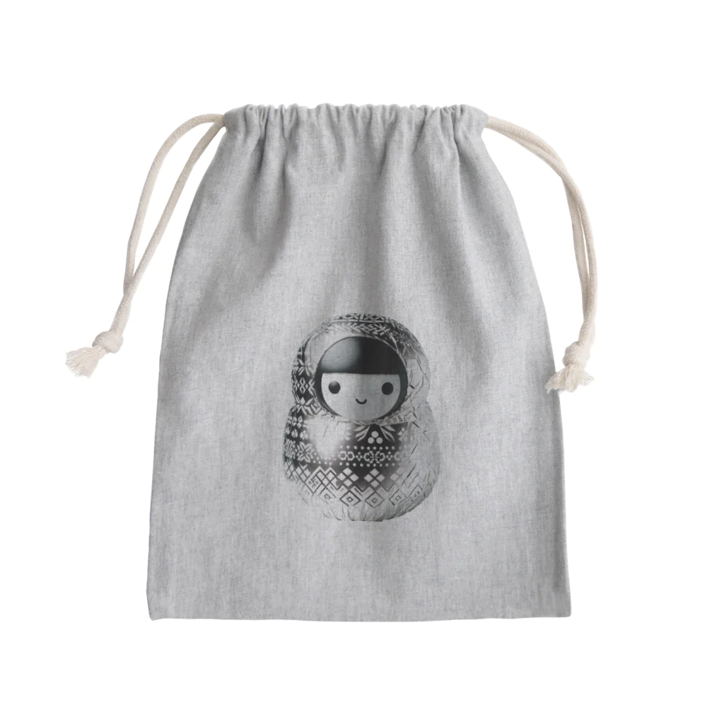 itanki3のアルミホイルこけし Mini Drawstring Bag