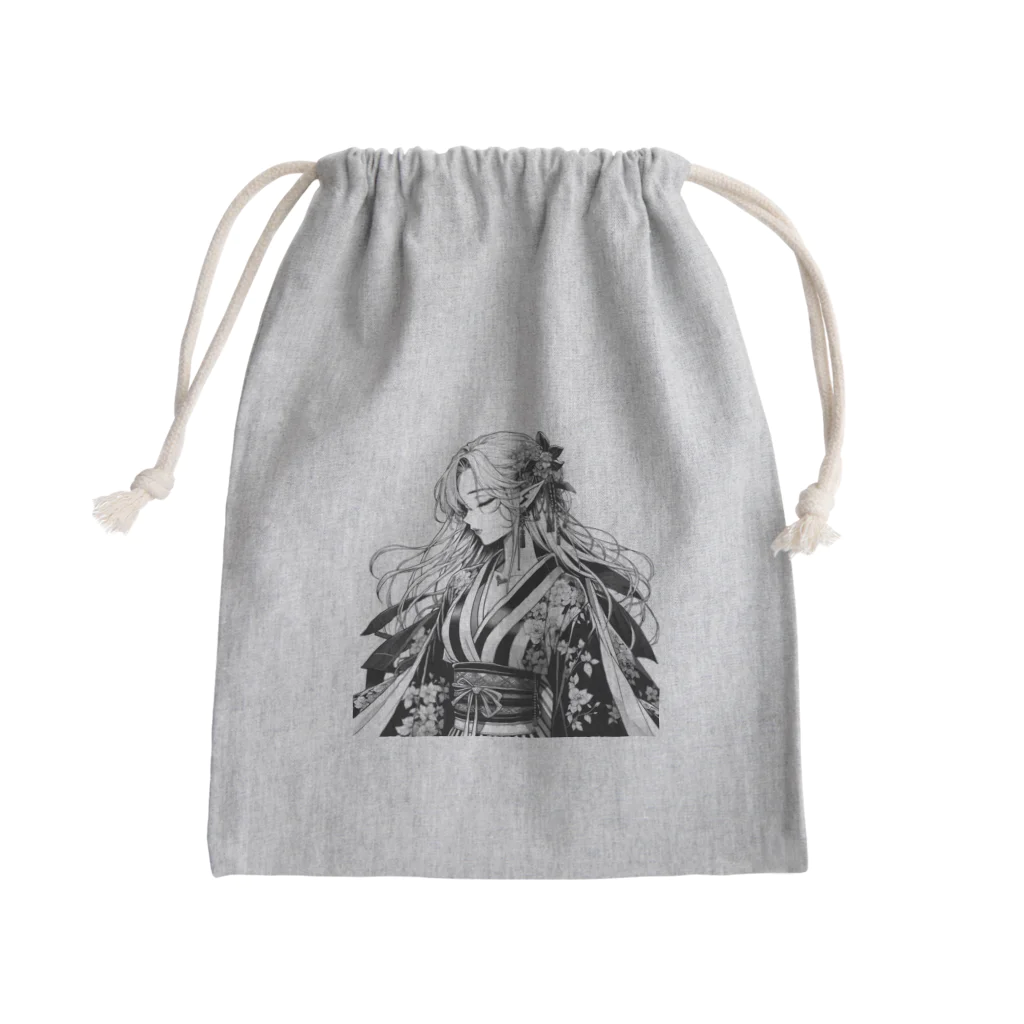 NoNo_8_11の和装エルフ Mini Drawstring Bag