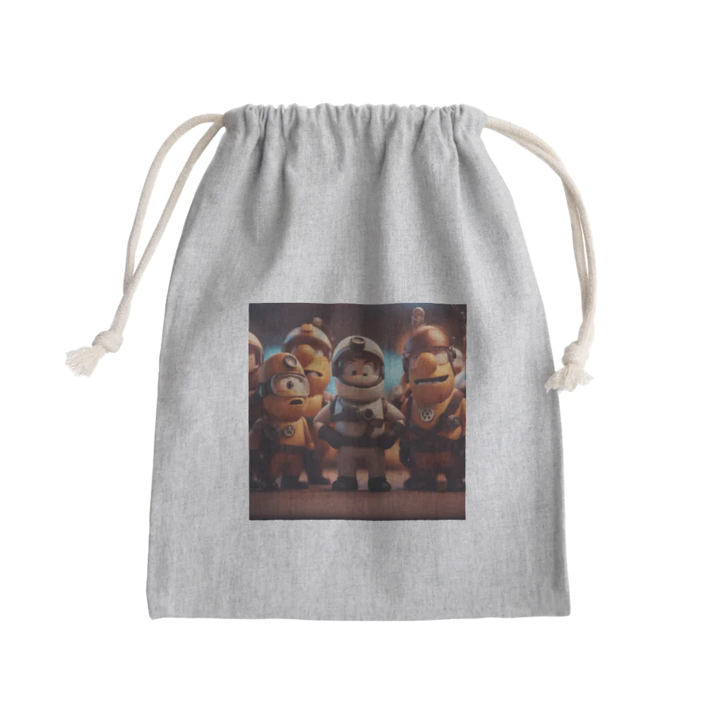 decogoriraの仲間の絆 Mini Drawstring Bag