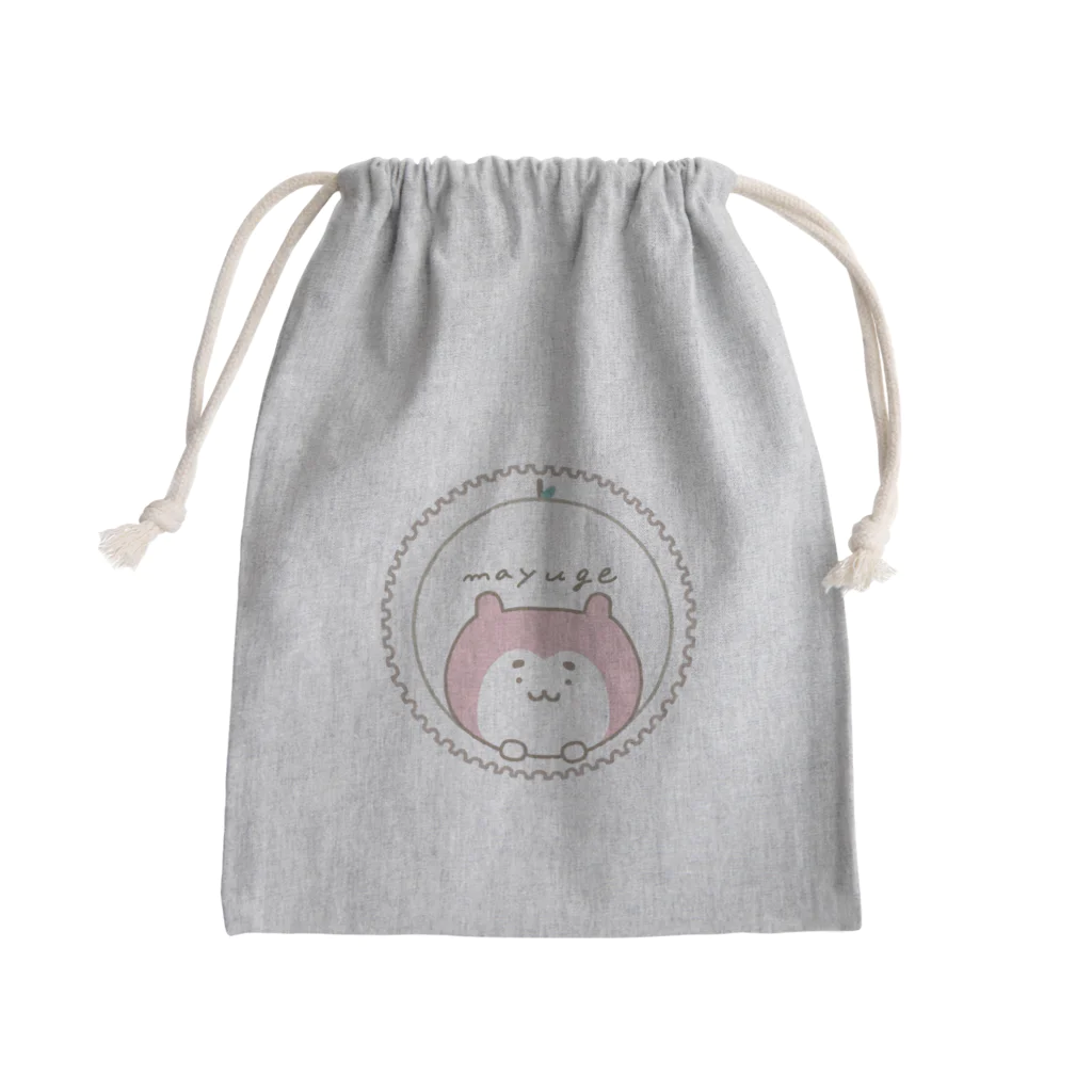 小山文のまゆまゆのふくろ Mini Drawstring Bag