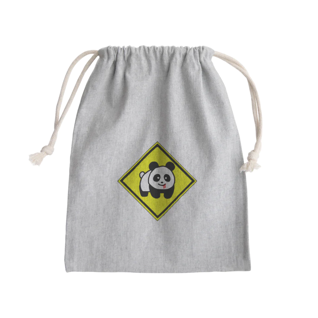 にゃんこ王子のにゃんこ王子 パンダ標識 Mini Drawstring Bag