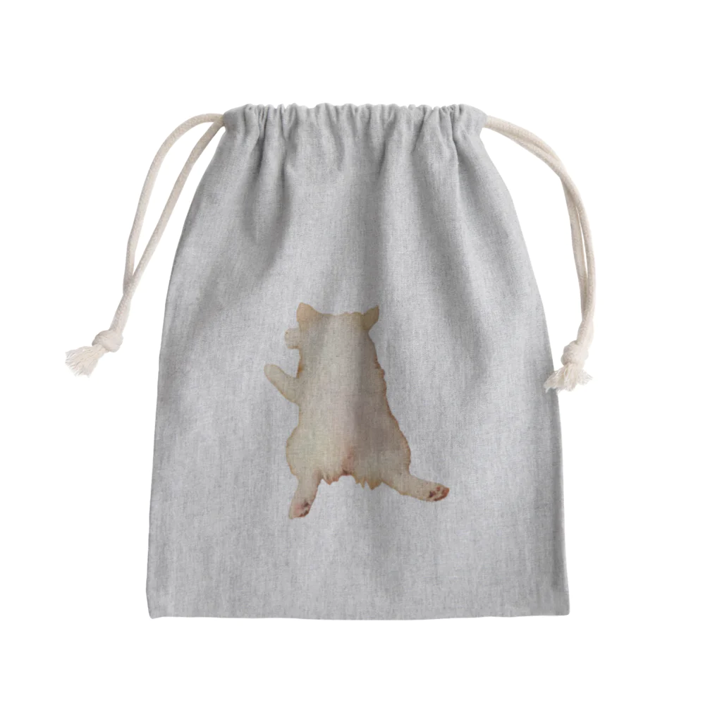 saiakunの今日も元気なハオchanのチャームポイント Mini Drawstring Bag