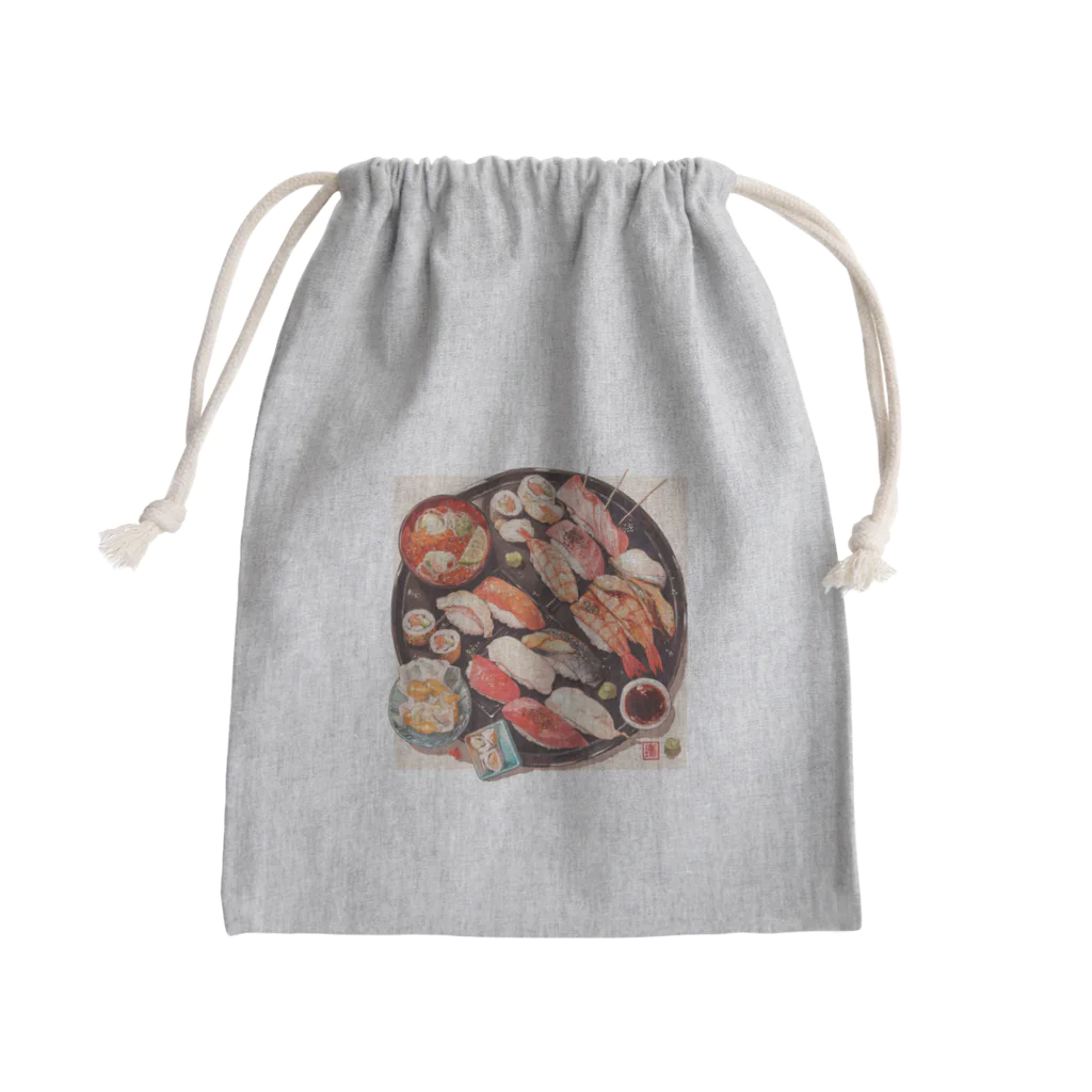 AQUAMETAVERSEの寿司 Marsa 106 Mini Drawstring Bag