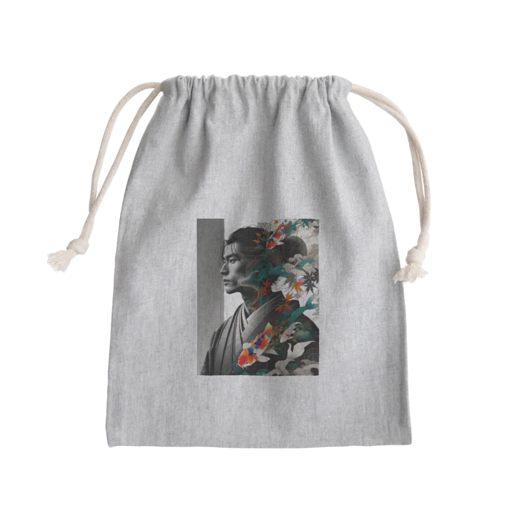 PABUROの美男子 Mini Drawstring Bag