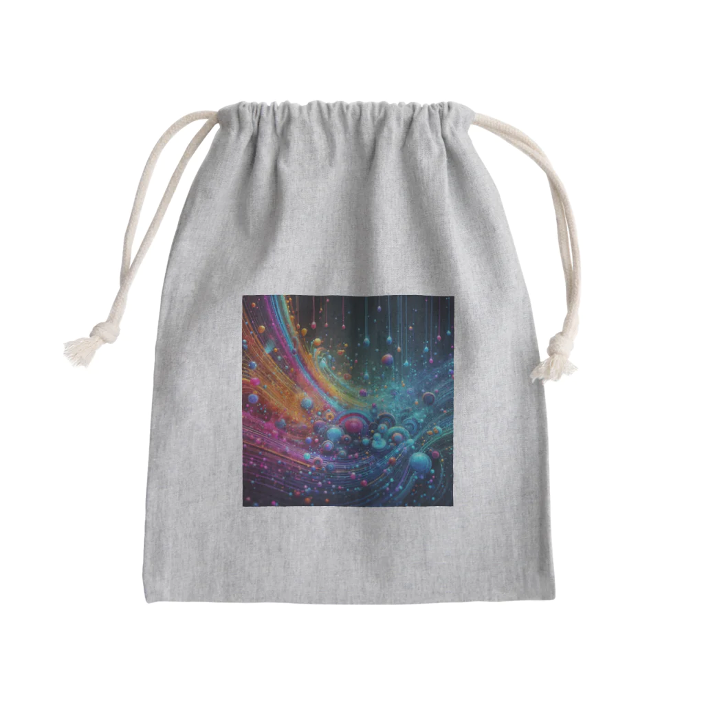 Hinyamiの虹のしずく Mini Drawstring Bag