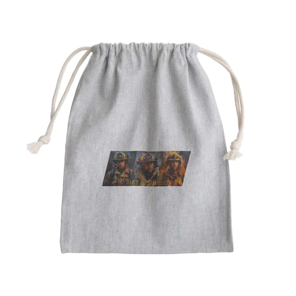 MistyStarkの英雄の消防士たち Mini Drawstring Bag