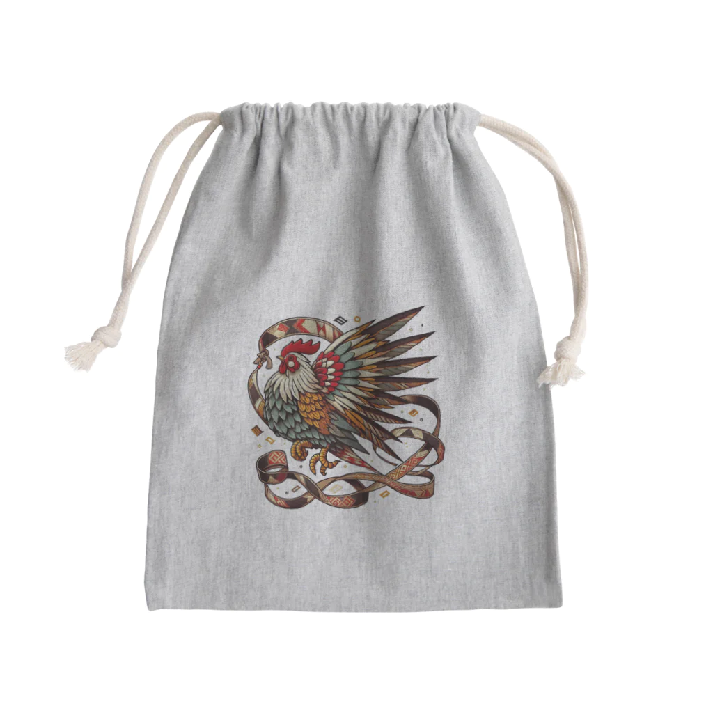 Sergeant-CluckのMiddle Army：中部方面部隊 Mini Drawstring Bag