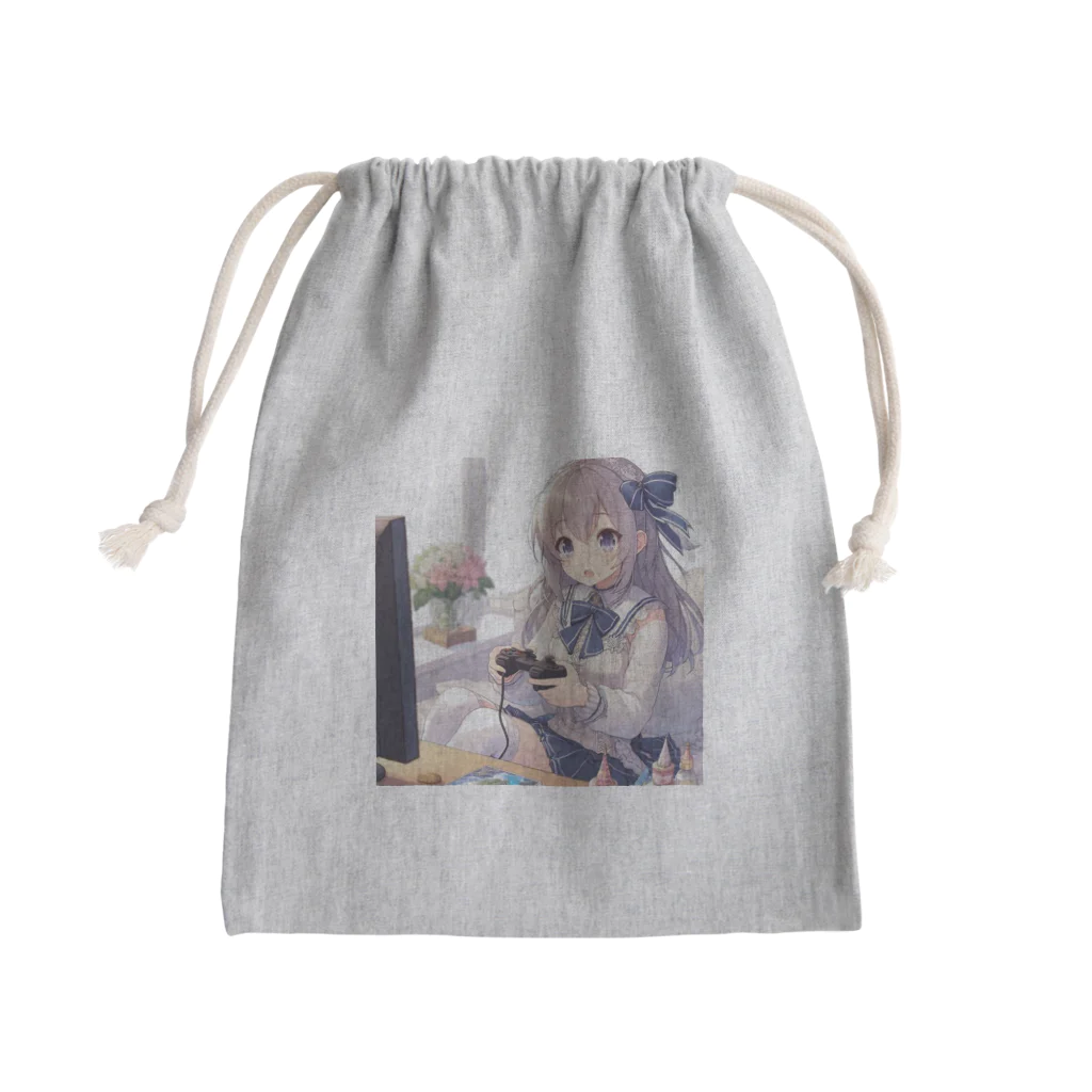 HKG Storeのゲーム女子 Mini Drawstring Bag