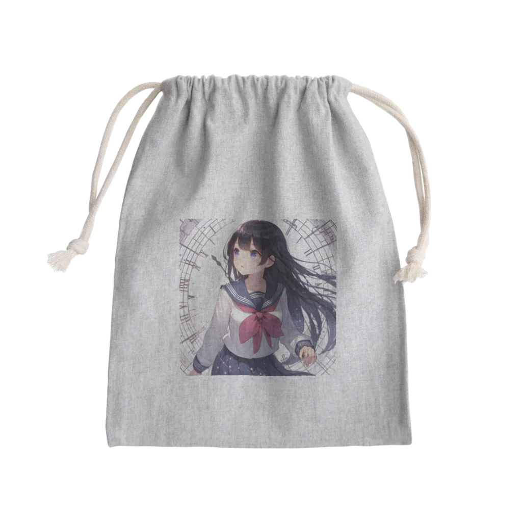 ぷのまだ見ぬあなた Mini Drawstring Bag