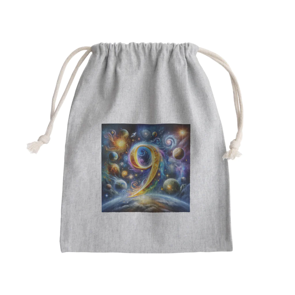 Super_Bluemoonの神秘的な数字 No.9🎵 Mini Drawstring Bag